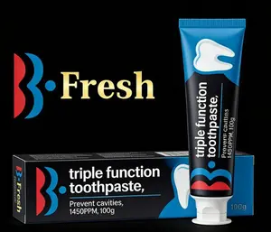 Byenblan Fresh Triple Function Toothpaste 1450 PPM 100g for Daily Brushing & Cavity Protection with Fluoride for Stronger Enamel and Fresh Breath Oral Care Formula