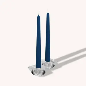 Sapphire Blue Taper Candles - 12 Inch - 4 Pack