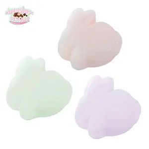 [WenQing Taba Squishy] Green Rabbit Ice Skin - Handmade TabaSquishy/ full silicone reborn squishy, ​​Fidget Toy, 147g, taba Squishies, Squishy Toy Play Tactile