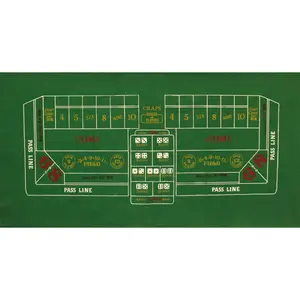 Craps Layout - Homestyle Felt