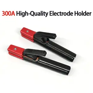 Upgrade Welding Clamp Head 300a, High Temperature Resistant, Non-Scald Industrial Welding Handle, Durable and Efficient