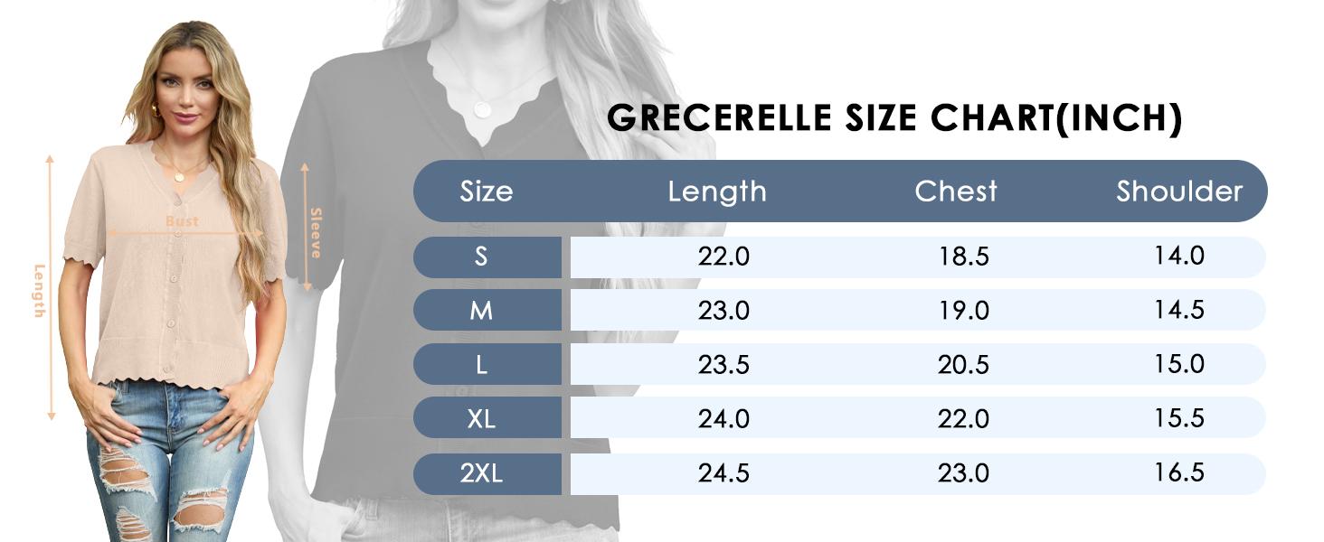 GRECERELLE Womens Summer Short Sleeve Lightweight V-Neck Knit Sweater Cropped Cardigan Shrug for Dressy