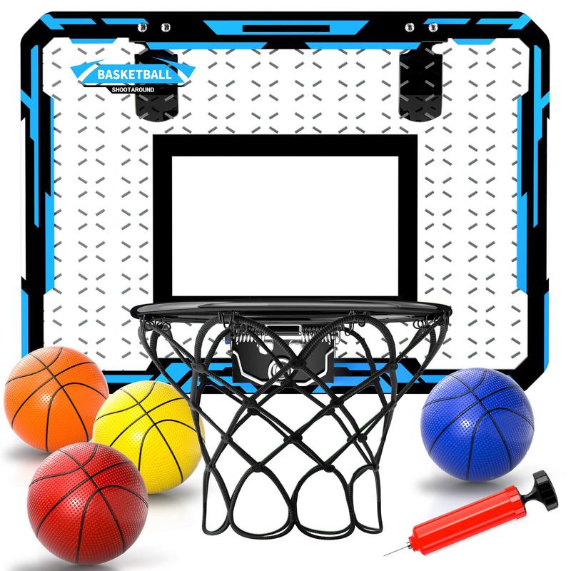 Basketball Hoop Indoor , Mini Basketball Hoop with 4 Balls, Basketball Toys
