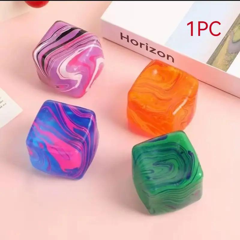 Same Pattern Ice Cube Squeeze Toy, Stress Relief Cubic Block, Maltose Squeeze Fun, Perfect for Relaxing Moments