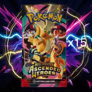 Ascended Heroes Lot Of 15 (LIVE RIP)