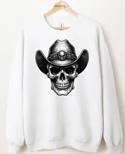 Men's Cowboy Skull Graphic Tee
