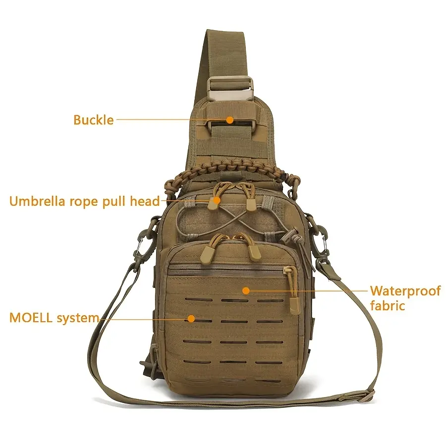 Range Bag Outdoor Sports Shoulder Bag Pack Sling Multi-Purpose Crossbody Backpack