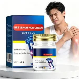Bee Venom Pain Relief Cream 50g – Joint & Bone Soothing Formula – Fast Relief for Arthritis, Joint Pain, Back Pain & Muscle Soreness – Herbal Extract with Bee Venom – Safe & Effective – Daily Body Care for Adults