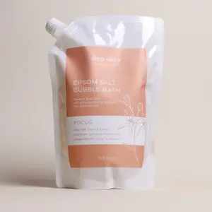 Focus Epsom Salt Bubble Bath - Epsom Salt, Ashwagandha, & Orange Peel for Relaxation & Mental Clarity