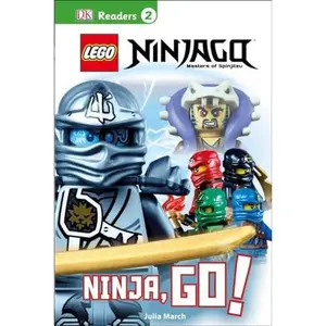 USED-DK Readers L2: LEGO® NINJAGO: Ninja, Go!: Get Ready for Ninja Action! (DK Readers Level 2) by DK (Hardcover)
