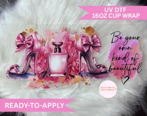 UVDTF Wrap 16oz Cup Decorative Stickers Waterproof - Be Your Own Kind Of Beautiful