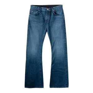 Chrome Hearts FU Low Rise Flare Jeans Indigo