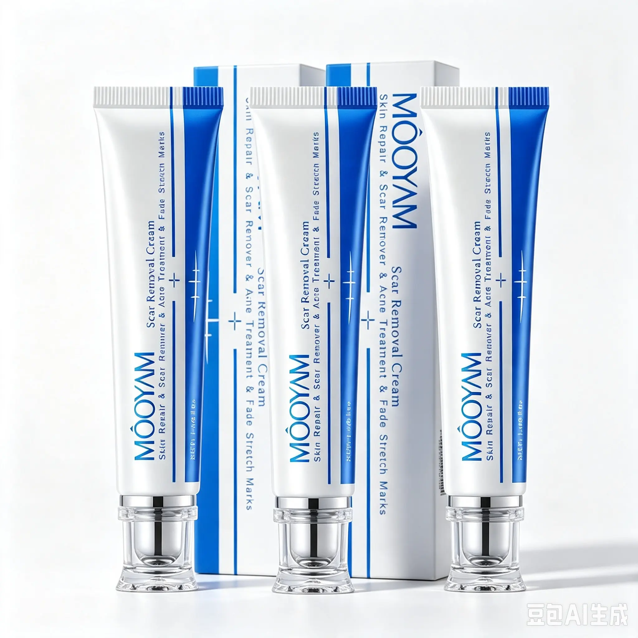 Scar Removal Cream - Acne Gel Cream, soothes acne and fades acne scars (3-pack)