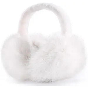 Itopupi Ear Muffs for Women & Men, Faux Fur Earmuffs, Fuzzy Earmuffs for Winter Sports
