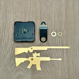 “Gold” Gun shaped clock hands