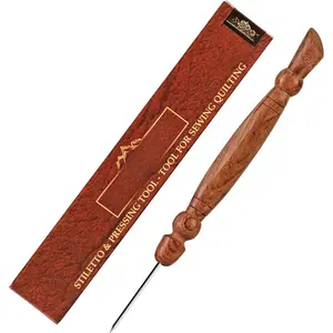 Stiletto & Pressing Tool - Essential Quilting/Sewing Tool Stiletto, Presser - Precision Placement Tool for Getting Seams to Lay Correctly (1 Pieces)