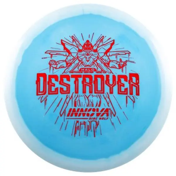 Innova Halo Destroyer Disc Golf Driver - Fast Overstable & Durable with Multi-Color Swirls - Premium Plastic - 1 Pack