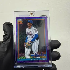 Topps Francisco Lindor Mets Baseball Card 131/250 Limited Edition Collectible Sports Memorabilia