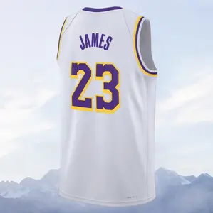 Men's stitched Basketball Jersey White
