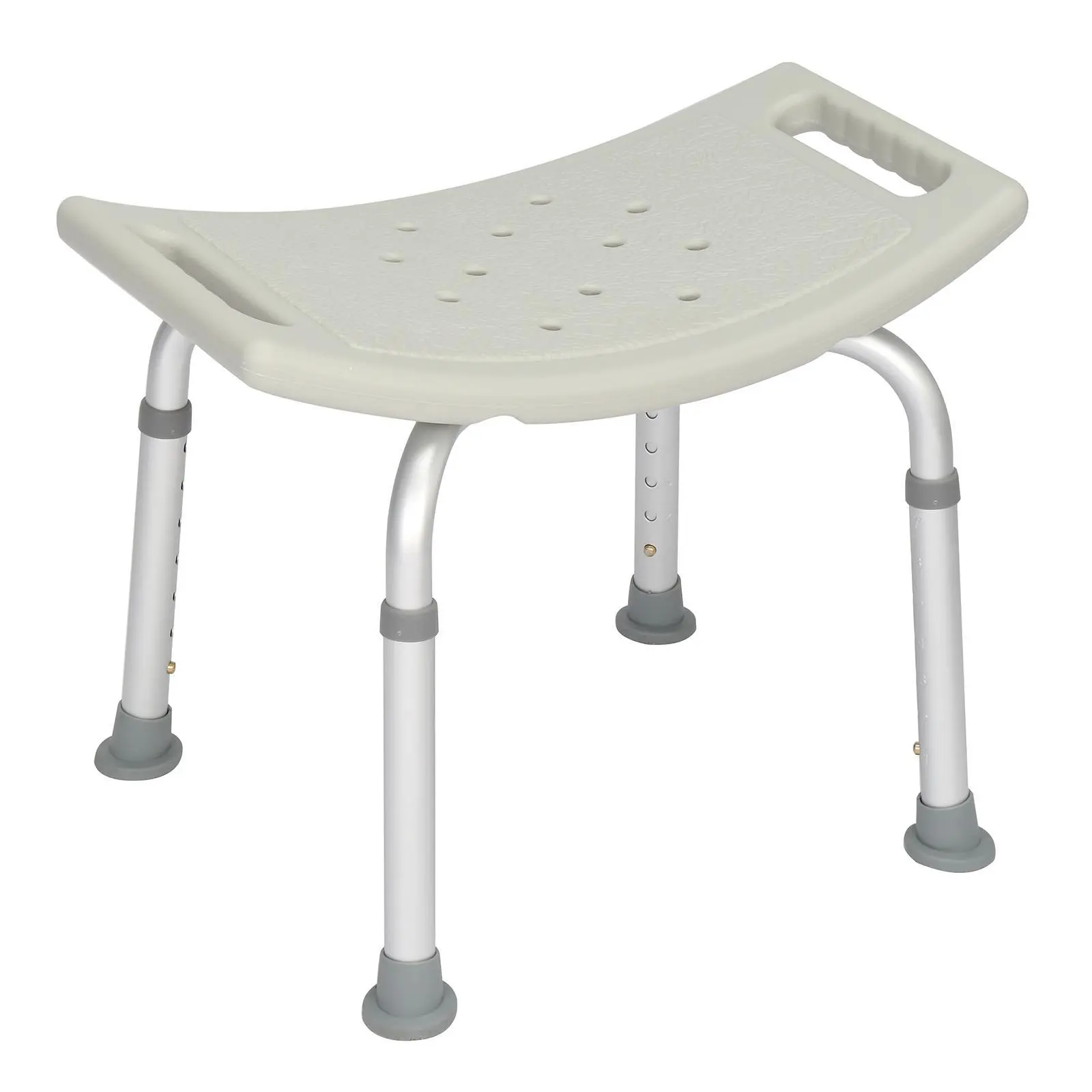 Shower Chair Bath Seat for Tub or Shower Bench for Inside Shower, Made of Non Slip Aluminum with Plastic Seat, No Tools Needed, Adjustable Height, Holds Weight up to 300 Pounds, Bath Bench,
