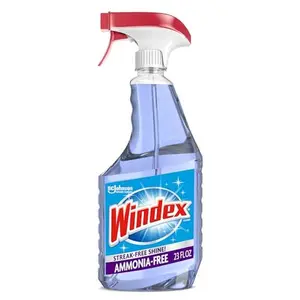 Windex Glass and Window Cleaner Spray Bottle, Ammonia Free, Packaging Designed to Prevent Leakage and Breaking, Surface Cleaning Spray, Crystal Rain Scent, 23 Fl Oz