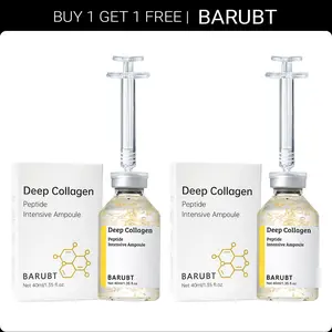 【BARUBT】Buy 1get 1free, 2 bottles Deep Collagen Peptide Ampoule 40ml Anti Aging Concentrate for Skin Care Face-Lift at Homeserum with Peptides & Silk Lifting Peptide Formula and Syringe Desig (1.35 fl.oz/bottle) Mother's Day Gift