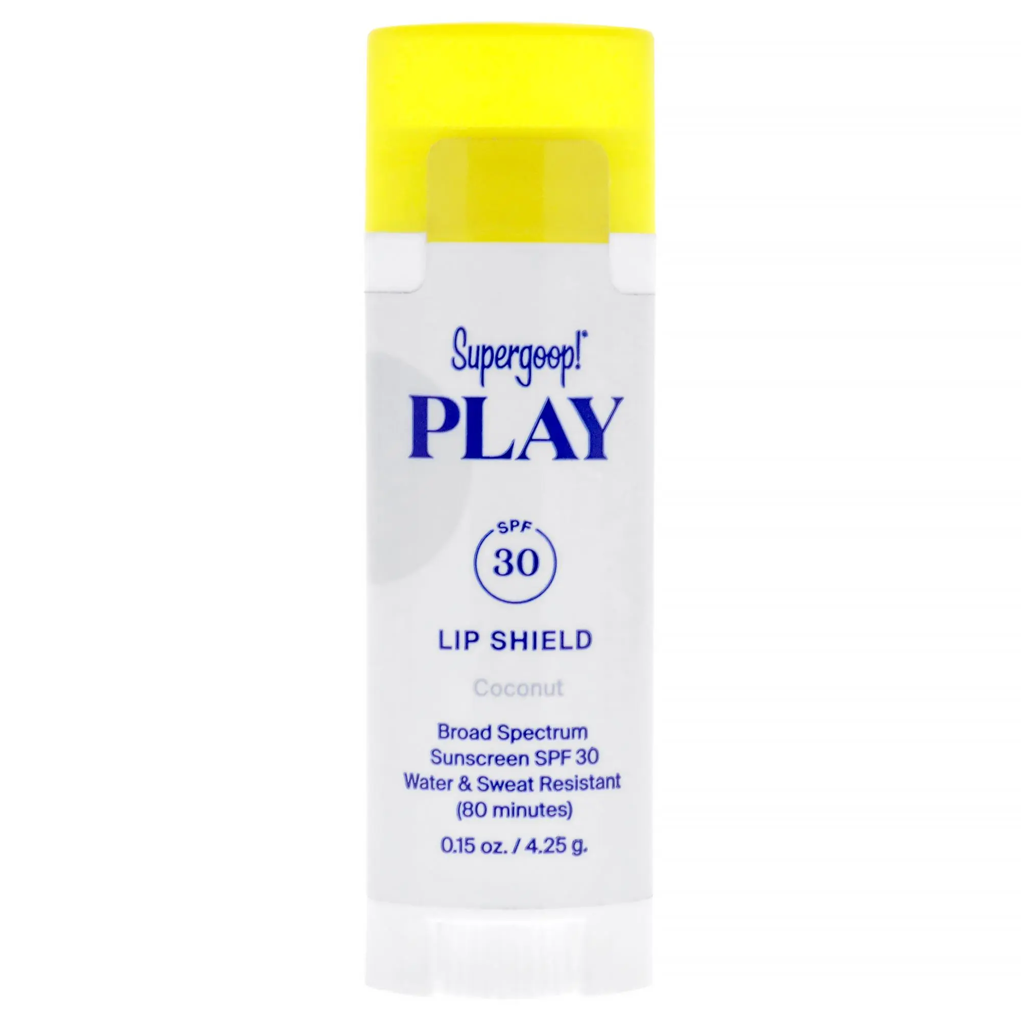 Play Lip Shield SPF 30 - Coconut by Supergoop for Women - 0.15 oz Lip Balm