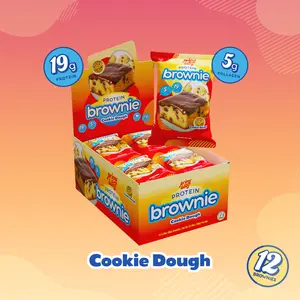 12 Pack - Cookie Dough Prime Bites Protein Brownies - High Protein Snack w/ Low Sugar 12 Pack - Cookie Dough Prime Bites Protein Brownies - High Protein Snack w/ Low Sugar