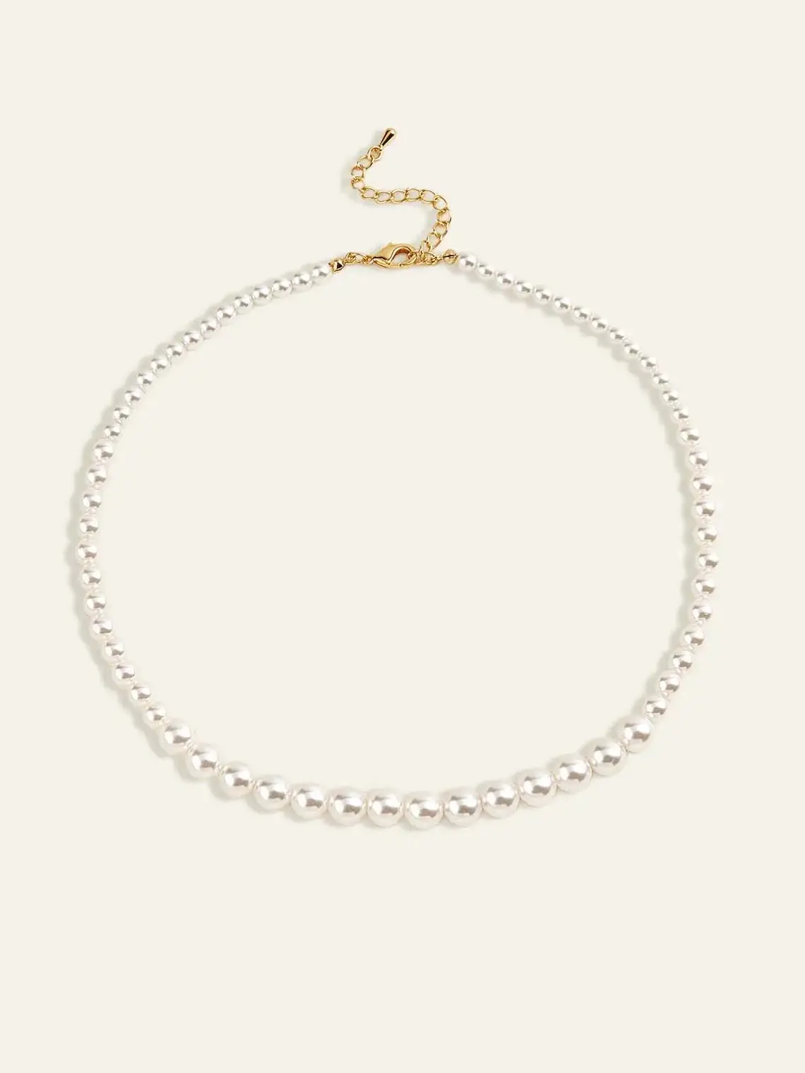 Azazie Elegant Pearl Necklace Pearl Detail Elegant Statement Compact Bridal Wedding Evening Party Necklace
