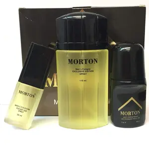Fragancia Morton clásica for mens set de 3