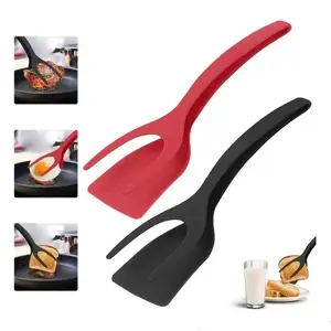 Two-In-One Egg Spatula & Steak Turner, Pancake Bread Grill Egg Flipper, Kitchen Tool Set, Kitchen Gadget, Essential Cooking Utensils