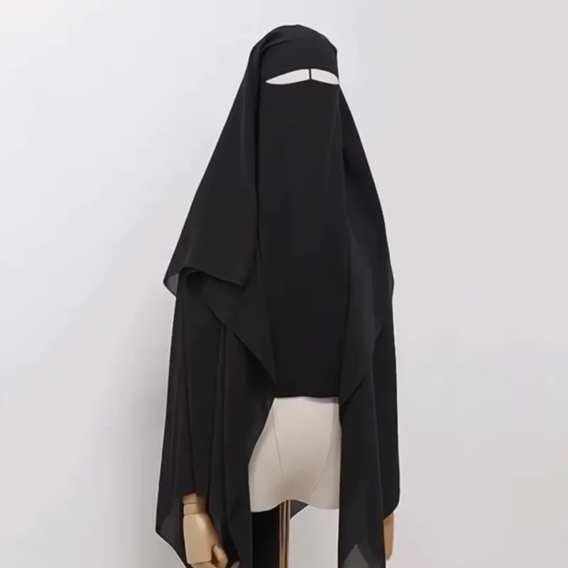 Three layers niqab