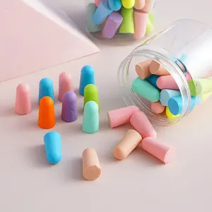24pcs Foam Earplug With Clear Storage Container, Portable Ear Plugs for Home Outdoor Travel, Sleeping Supplies