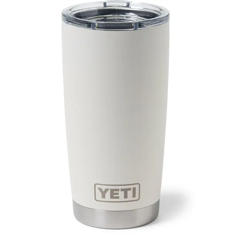 YETI Rambler 20 oz Stainless Steel Vacuum Insulated Tumbler wMagSlider Lid, White