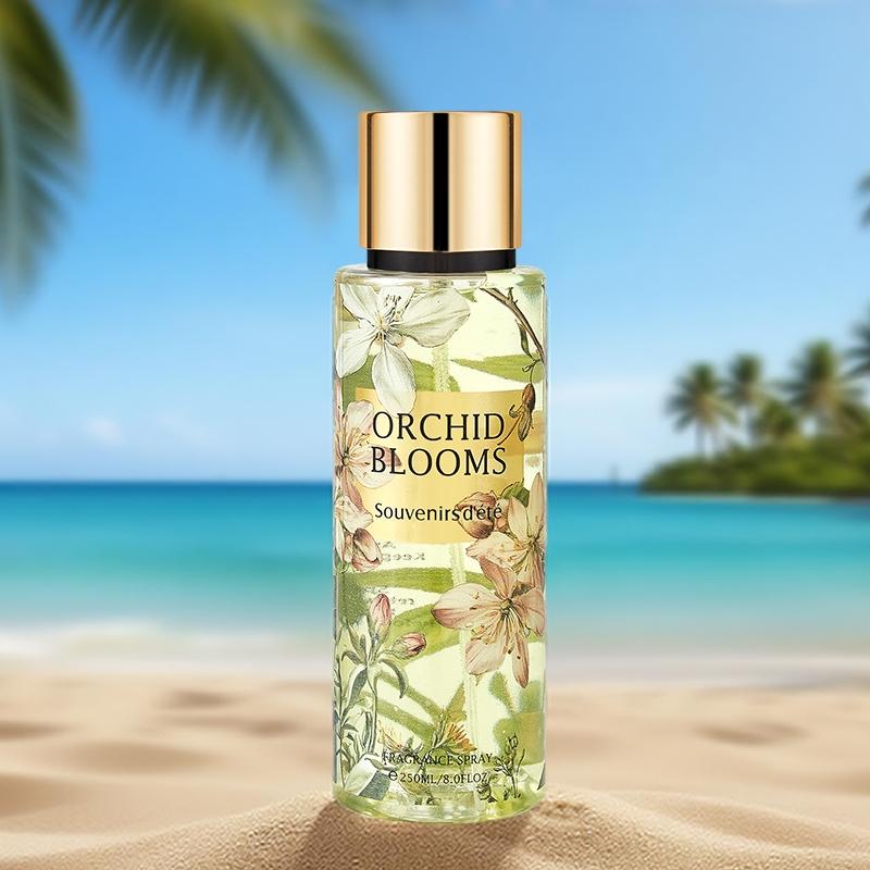 250ml Large Capacity Women's Floral Fragrance Spray, 2-in-1 Hair & Body Mist, Long-Lasting Scent, Odor Eliminating Fresh Fragrance for Daily Use