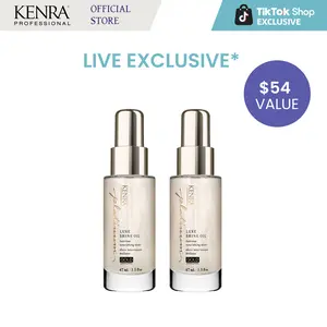 Kenra Platinum Luxe Shine Oil Bundle | Gold Enriched Nourishing Elixir