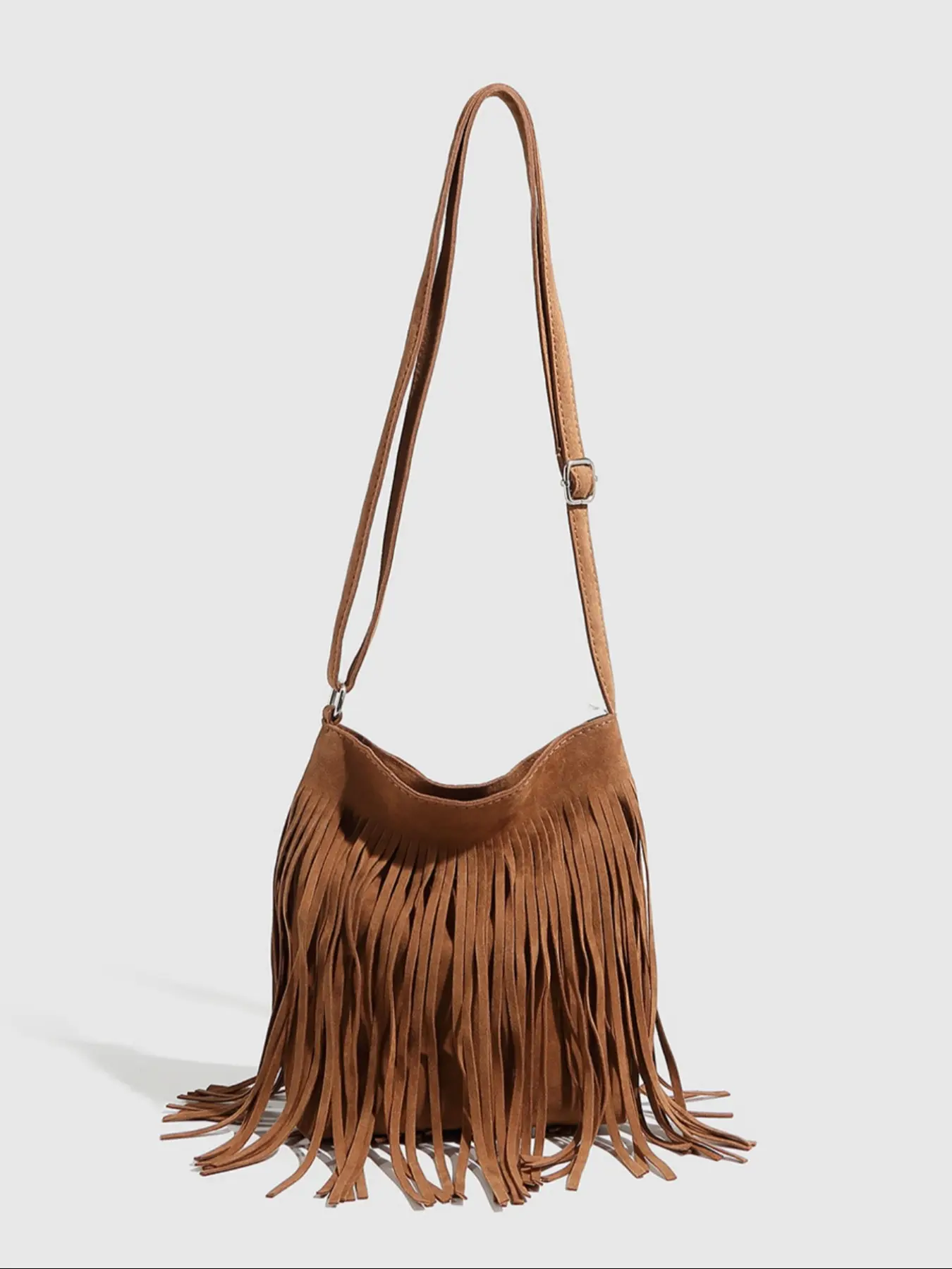 Tassel Large Capacity Crossbody Shoulder Bag for Women, Fringe Hobo Bag, Korean Style Fashionable Single Shoulder Bag, Daily Use Ladies' Accessory, Fashion Crossbody Handbag, Crossbody Bags
