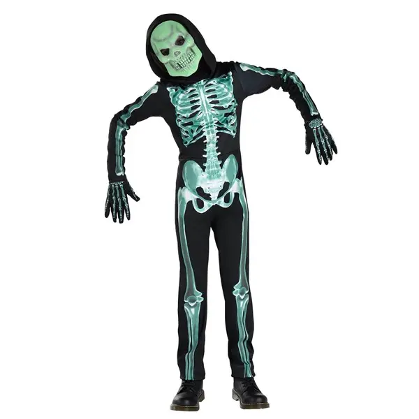 Boy's Glow in the Dark Skeleton Costume