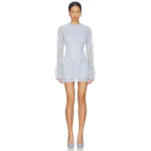 Line & Dot x REVOLVE Mini Dress in Baby Blue Line & Dot x REVOLVE Mini Dress in Baby Blue