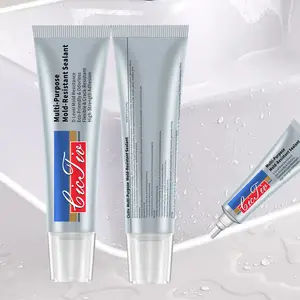 Mold-Resistant Sealant, Multi-Purpose  Strong Caulk for Indoor and Outdoor, Kitchen, Bathroom, Shower, Sinks, Windows, Floors, Doors, RVs, Roofs, Wood, Automobiles and Boats, etc., Shrinkage-proof, Crack-proof and Water-resistant, 3.5 oz. White CICTIV