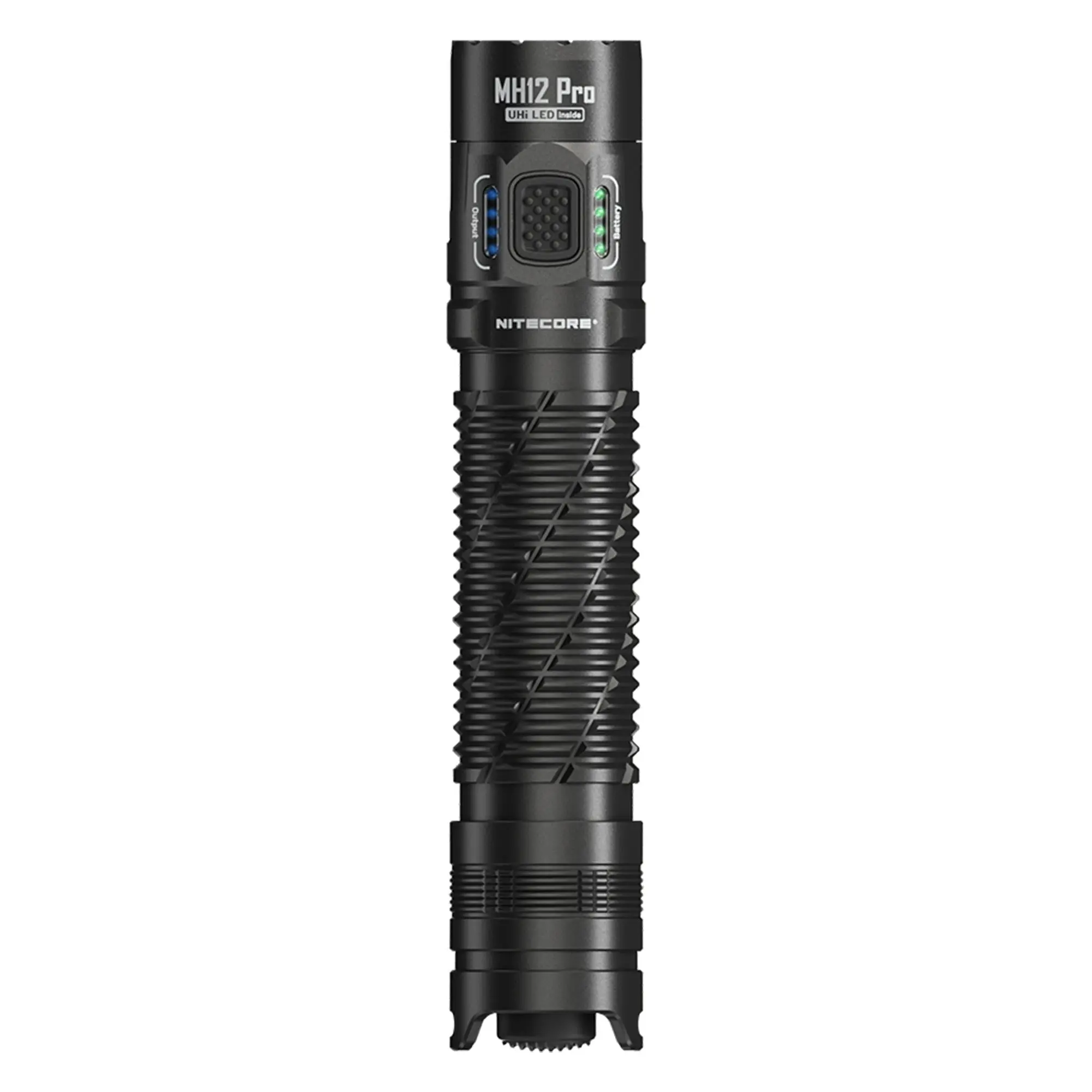 Nitecore MH12 Pro EDC Tactical Flashlight - 3300 Lumens High Lumen Torch, USB-C Rechargeable USB Handheld Flashlight, EDC Standard Torch with Strobe Function
