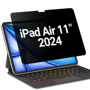 FILMEXT iPad Air 11 inch Screen Protector Privacy 2024 M2 A2902, iPad Air Privacy Screen PET Anti Spy Anti Blue Light Anti Glare Screen Filter
