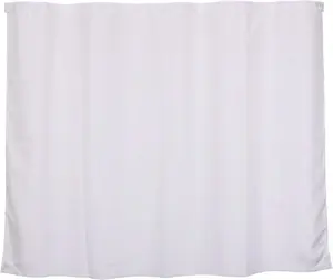 Snap in Fabric Shower Curtain Liner Replacement - 70W x 54H, White, with Magnets-Detachable Liner…