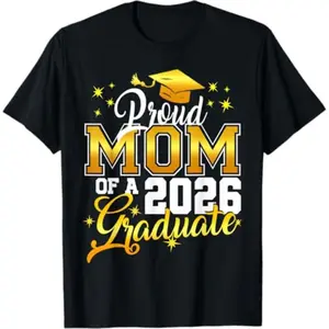 Senior Mom 2026 Graduation Proud mom of a 2026 Graduate T-Shirt