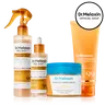 [Dr.Melaxin Official] Kojic Acid Turmeric Face & Body Glow Set, 4-Piece | Face Ampoule, Toner Pad, Body Spray & Capsule Body Cream | Dark Spot & Uneven Tone Care, Brightening | Korean Skincare