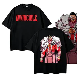 Thragg The Conqueror Viltrumite War - Invincible Comic Double Printed Oversize Lightweight Acid Washed Tee TV Series Graphic Tee T-Shirt graphic tees superhero fan/Gift/Sizes up to 5XL/Customizable/Trendy