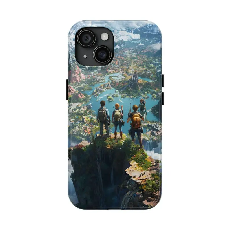 Gaming Phone Case, Video Game Accessories, Battle Royale Fan Gift Fit for iphone 12,13,14,15,16 pro max iphone 16 pro max case