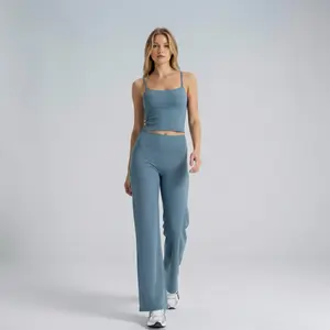 Activewear SoftFlow Flare Set (Pants + Top)