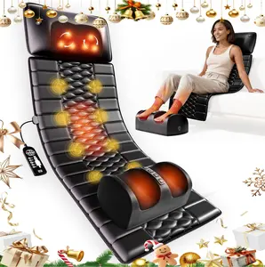 This Mother’s Day, Give the Ultimate Gift of Relaxation - Full Body Heated Massage Mat with 10 Motors, 9 Speeds & Detachable Pad for Deep Tissue Relief - Perfect for Mom & Every Woman You Appreciate Massagers