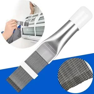 1/2/3pcs Air Conditioner Fin Cleaning Tool Home Cleaning Tool Coil Comb A/c Hvac Condenser Radiator Universal Folding Brush Cleaning Tool